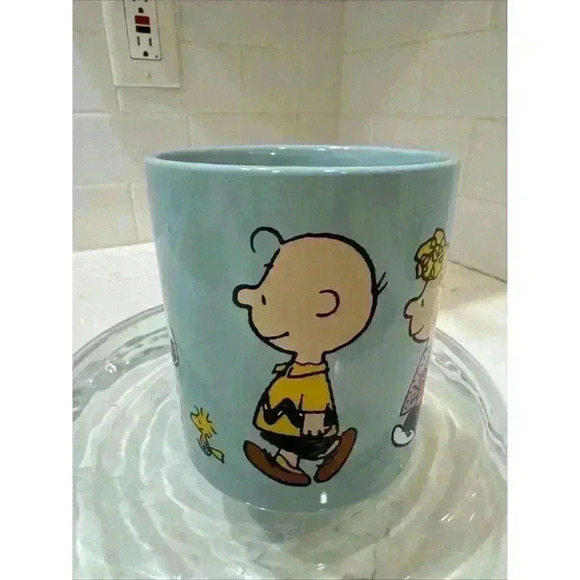 Peanuts Group Profile Walk Ceramic Mug, Microwave Safe, 14-Ounce Snoopy - Picture 5 of 9